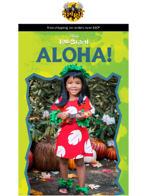 Spirit Halloween - Say aloha to Disney’s Lilo & Stitch! 🌺💙