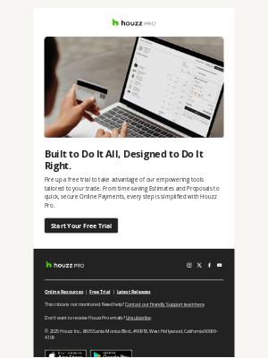 Houzz - Software for the hard stuff? We’ve got it.