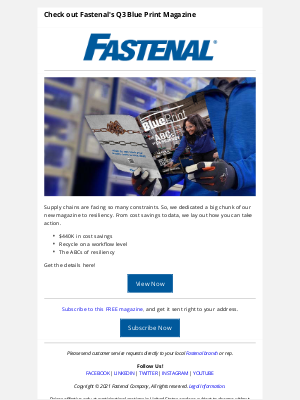 Fastenal - Want to keep up with industry trends?