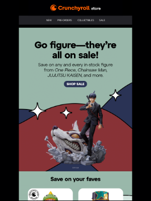 Crunchyroll - 🔥 1,000+ Figures. All on Sale. (Seriously)