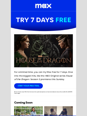 HBO Max - Start your free trial!