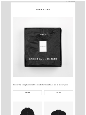 Givenchy - Spring Summer 2025 Sale Continues