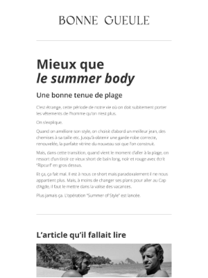 Bonnegueule (France) - Mieux que le summer body 🌞