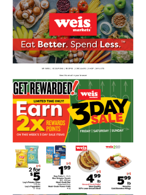 Weis Markets - Kickoff to Savings! 🏈