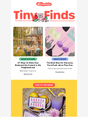 Tinybeans - 🌳 Your Backyard Glow-Up + Our Favorite Bras 👙