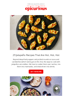 Epicurious - 29 jalapeño recipes that are hot, hot, hot