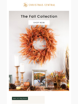 Christmas Central - Fall in Love with These New Autumn Finds