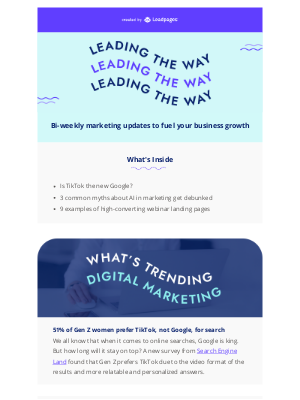 LeadPages - Will TikTok replace Google?