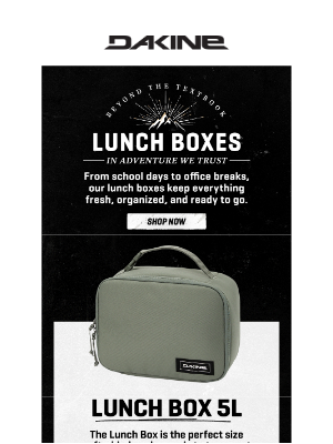 Dakine Inc - PACK LUNCH LIKE A PRO