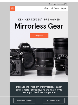 Keh - Shop KEH Certified™ mirrorless cameras