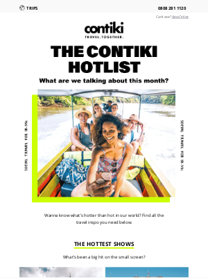Contiki - The Contiki Hotlist is here