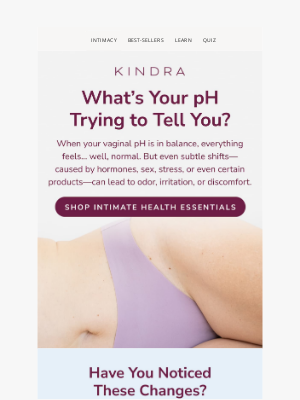 Kindra - If Your pH Could Talk, It’d Say This…