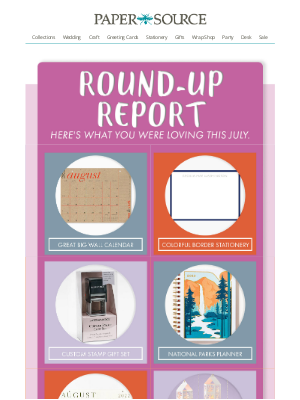 Paper Source - Bright Ahead! ☀️ Your July Round-Up Report Has Arrived