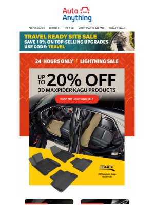 AutoAnything - ⚡️  Up to 20% Off 3D Maxpider Kagu Products ⚡️