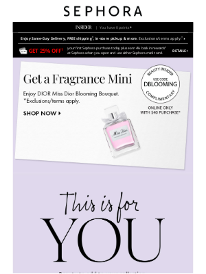 Sephora - A beauty lineup made just for you 😘