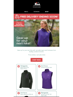 Tiso (United Kingdom) - Gear Up For Hiking