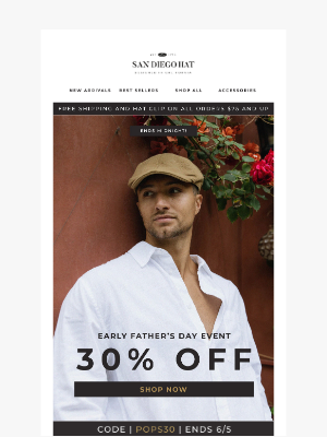 Ben Sherman - 30% Off Early Father's Day Event 💪