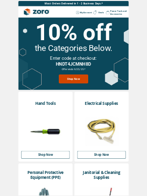 Zoro - Announcing 1 Special Offer for You!