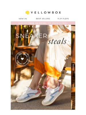 Yellow Box Shoes - ICYMI: Sneaker Steals Under $60 👀