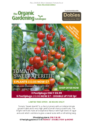 Organic Catalogue (United Kingdom) - Tasty Tomatoes - Double for 1p more