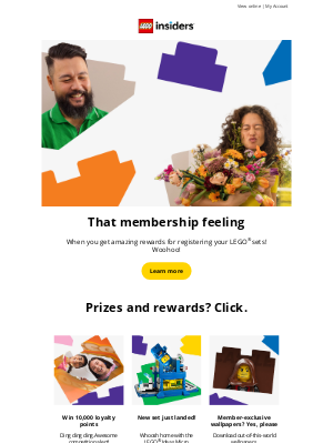 LEGO (United Kingdom) - 👋 Want member-exclusive rewards & prizes?