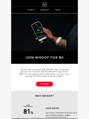 WHOOP - Limited Time: Get Started For $0
