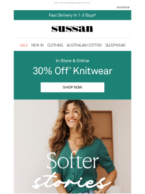Sussan Corporation Pty Ltd - Your Most-Loved Transeasonal Knits