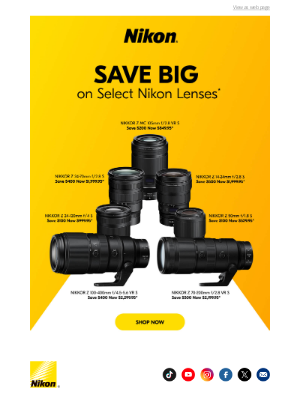 NikonUSA - Save Big on Nikon Lenses