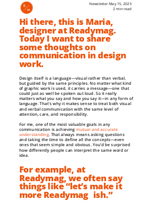 ReadyMag - Thumbnail: What is your design really saying?