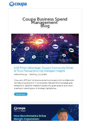 Coupa Software - Weekly BSM Update: Coupa Spend Management Blog