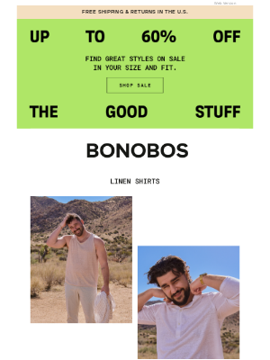 Bonobos - Linen Loves a Vacation