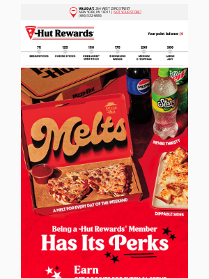 Pizza Hut - Eating pizza has its perks, ya know? 😋
