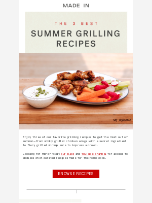 Made In Cookware - 3 Summer Grilling Recipes To Brag About