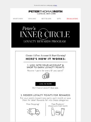 Peter Thomas Roth - Check Out July Inner Circle Rewards!