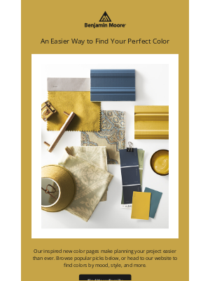 Benjamin Moore - Your New Favorite Color is Inside This Email