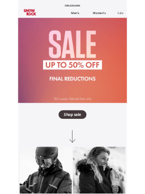 Snow+Rock (United Kingdom) - Sale - Final reductions!💥