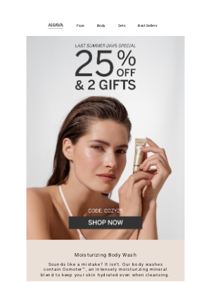 AHAVA - ✨2 Gifts & 25% Off ✨
