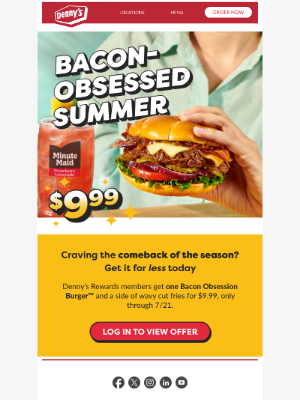 Denny's - We’re obsessed with this deal