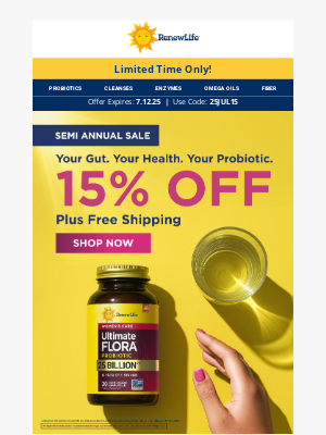 15% Off Sitewide—Our Semi-Annual Sale Is On!