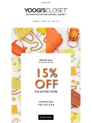 Yoogi's Closet - Private Sale