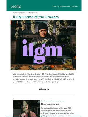 Leafly - Get free seeds with the new ILGM 🌱