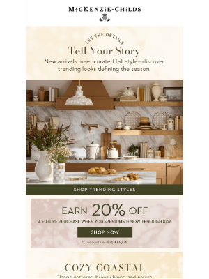 MacKenzie Childs LLC - Trending for fall: New arrivals you’ll love