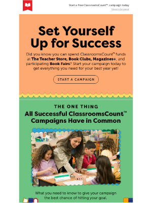 Scholastic - Set Yourself Up for Success Next Year