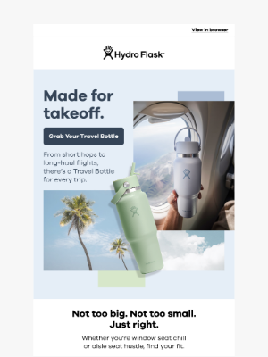 Hydroflask - Try these travel hacks