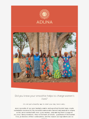 Aduna (United Kingdom) - Independent Women's Day!