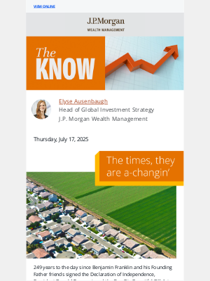 J.P. Morgan - The times, they are a-changin'