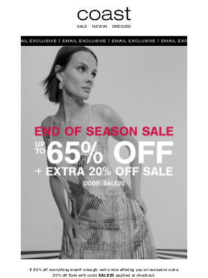 Coast Stores (UK) - Email exclusive | Take an extra 20% off sale...