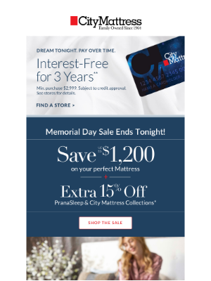 City Mattress - Ends Tonight: Memorial Day Savings!