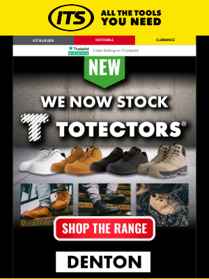INDUSTRIAL TOOL SUPPLIES - Where Style Meets Durability - Totectors Footwear NOW IN STOCK! 👞