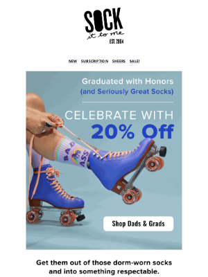 Sock It to Me - 🎓 Diploma? Check. Fresh socks? Urgently needed.